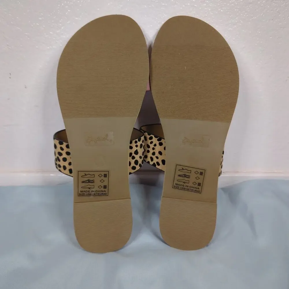 Qupid two strap sandal Shoes Womens Size 9